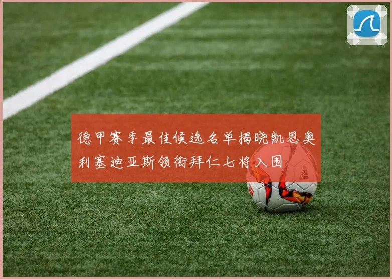 德甲赛季最佳候选名单揭晓凯恩奥利塞迪亚斯领衔拜仁七将入围